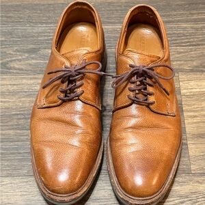 Allen Edmonds Cognac Leather Derby Shoes
